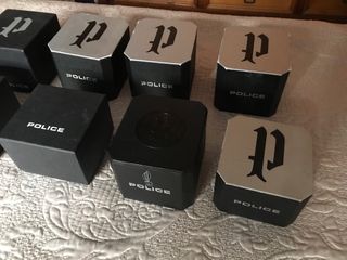 Cajas vacias de relojes police 5 euros unidad