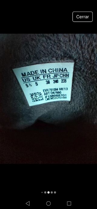 Zapatillas Adidas Marrones