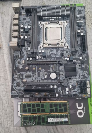 Placa base y ram