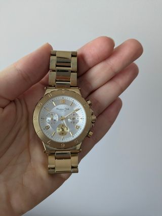 Reloj oro Massimo Dutti