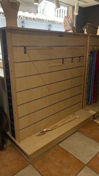 Góndola exposición dos caras