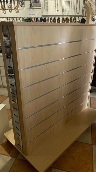 Góndola exposición dos caras