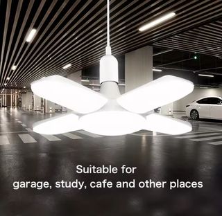 Bombilla Led Blanca con Forma Ventilador E27 - 28W