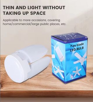 Bombilla Led Blanca con Forma Ventilador E27 - 28W