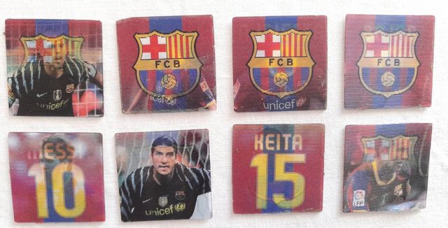 Cromos 3D Grefusa album Balonazos con Messi