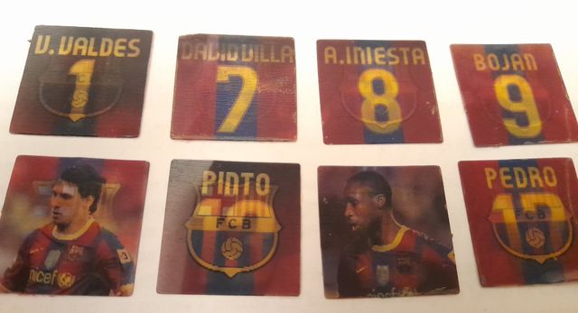 Cromos 3D Grefusa album Balonazos con Messi
