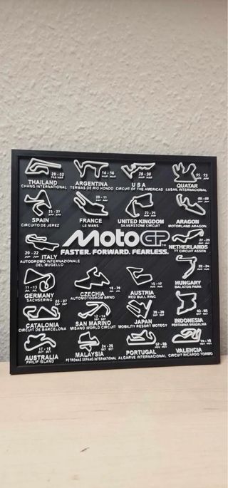 Calendario quadr MOTO GP 2025