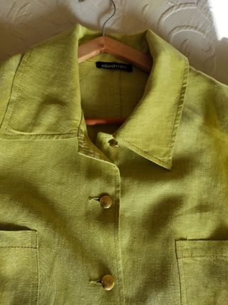 Camisa verde lima Elena Miro