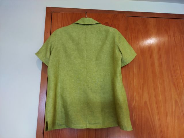 Camisa verde lima Elena Miro