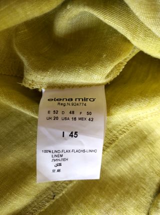 Camisa verde lima Elena Miro