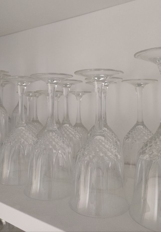 Copas de cristal