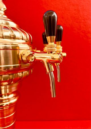 GRIFO DE CERVEZA / CRUZCAMPO / BRONCE / AÑOS 70