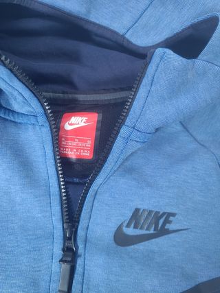 Nike tech fleece azul talla xl niño chaqueta