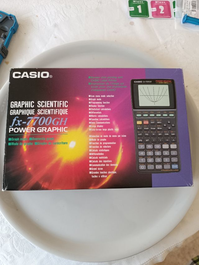 Calculadora Casio fx 7700 GH de colección