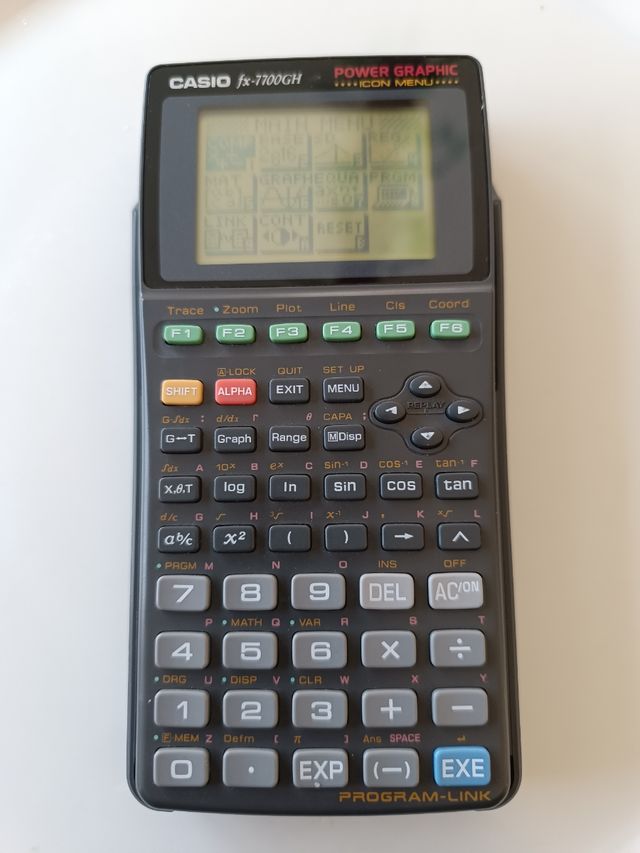 Calculadora Casio fx 7700 GH de colección