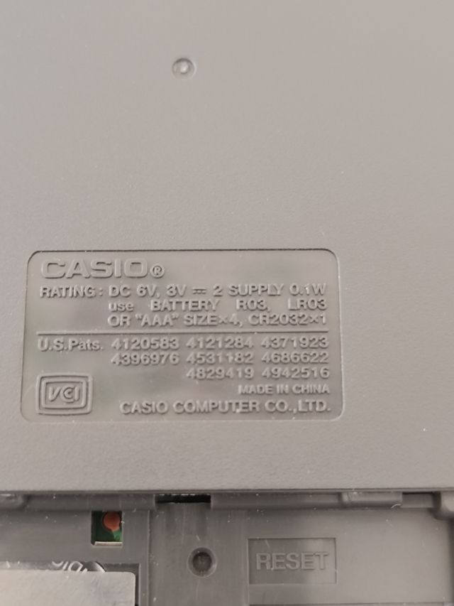 Calculadora Casio fx 7700 GH de colección