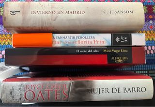 Novela contemporánea 4 libros