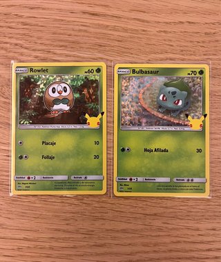 Cartas Pokémon 25 aniversario McDonald’s 2021