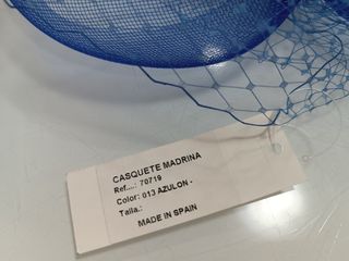 Tocado o casquete de madrina