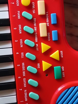 Pianola elettronica giocattolo anni 70 80
