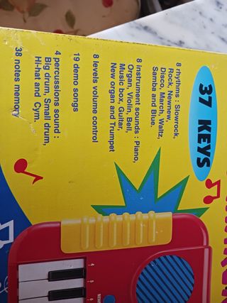 Pianola elettronica giocattolo anni 70 80