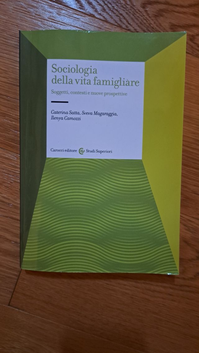 Sociologia Della Vita Famigliare. Soggetti, Contesti E Nuove Prospettive