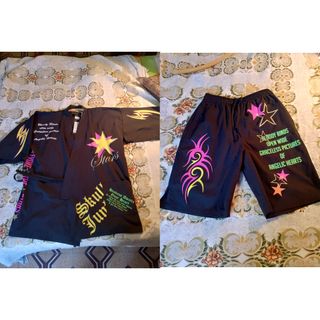 Kimono y pantalón corto Skull Junky unisex.