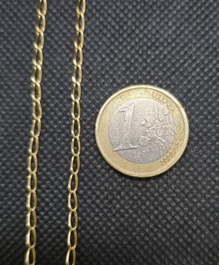 Cadena de Oro 18K, Bilbao Cartier, 7.6gr, 62cm.