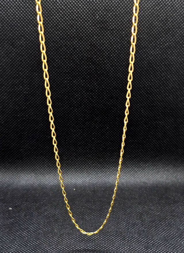 Cadena de Oro 18K, Bilbao Cartier, 7.6gr, 62cm.