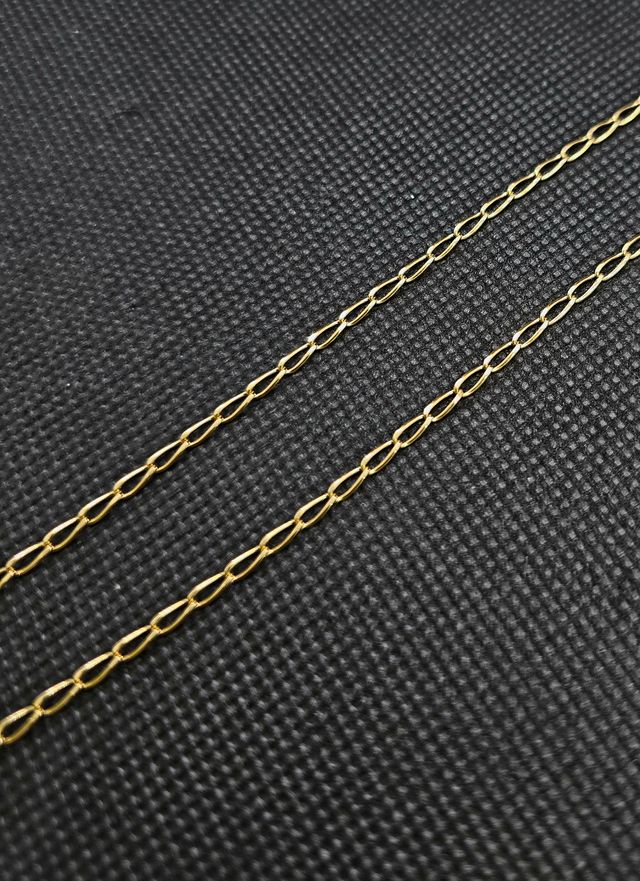 Cadena de Oro 18K, Bilbao Cartier, 7.6gr, 62cm.