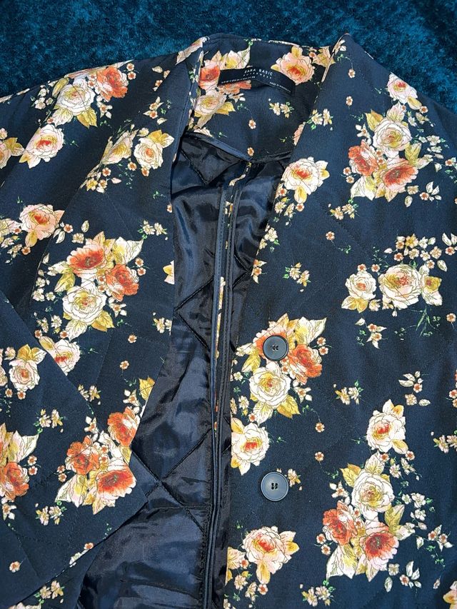 Chaqueta mujer flores 