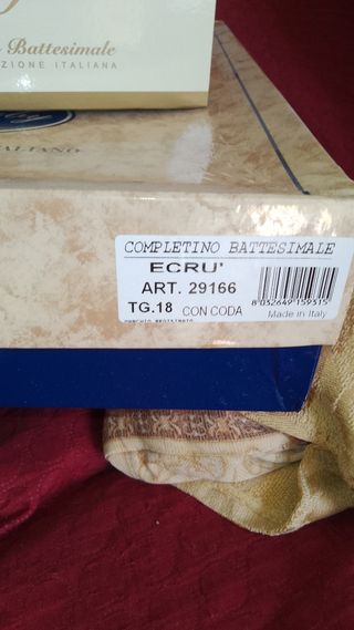 Vestitino battesimale