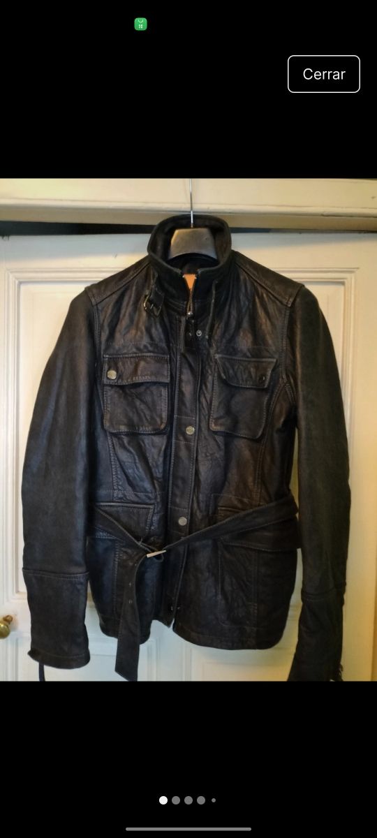 Jaqueta de couro feminina World by Patricia