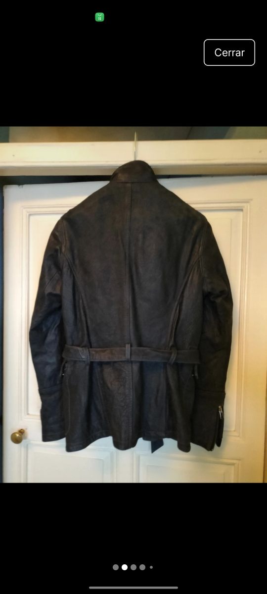 Jaqueta de couro feminina World by Patricia