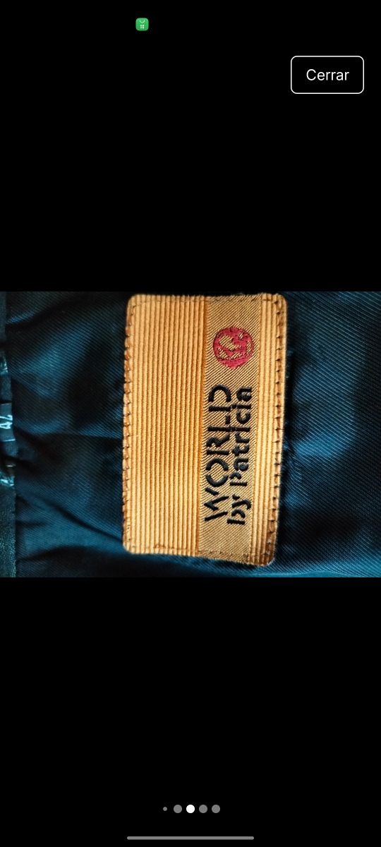 Jaqueta de couro feminina World by Patricia