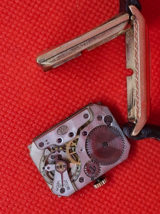  Reloj CYRUS G.R.F. vintage años 40 Chapado en oro
