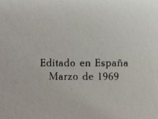 GARCÍA MÁRQUEZ, CIEN AÑOS DE SOLEDAD , 1969 ,1ª ED