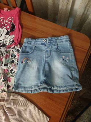Lote vestido,falda , falda pantalón 