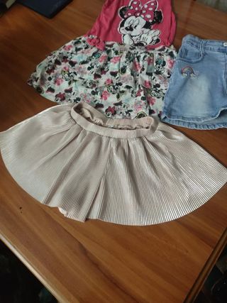 Lote vestido,falda , falda pantalón 