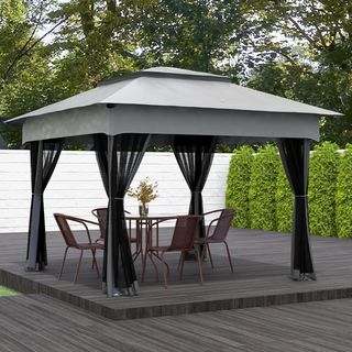 Carpa Plegable Gazebo 3,3x3,3 m Cenador Plegable