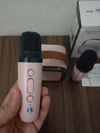 ALTAVOZ KARAOKE ROSA