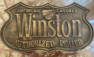 Placa Vintage de Metal Winston American Casuals