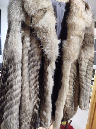 Chaqueta vintage cuero talla L