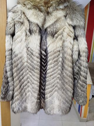 Chaqueta vintage cuero talla L