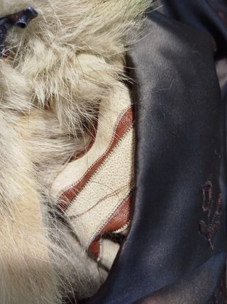 Chaqueta vintage cuero talla L