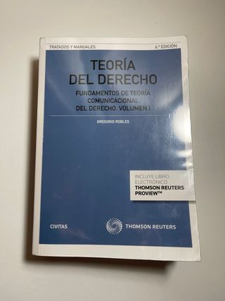 Libro Teoría del derecho