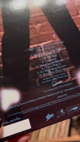 Michael Jackson Off The Wall SACD Mofi