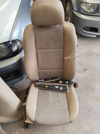 Interior crema BMW E46 coupé asientos 