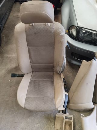 Interior crema BMW E46 coupé asientos 