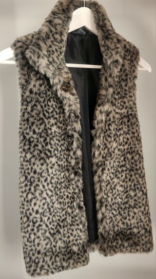 Chaleco pelo sintético